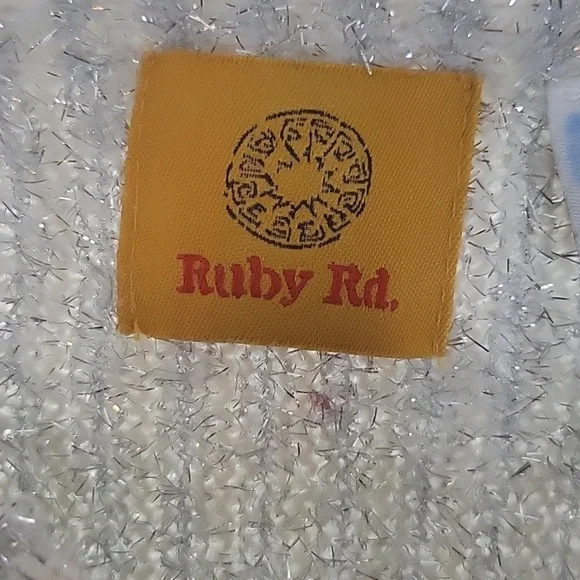 Ruby Rd metalic sweater - Picture 5 of 6